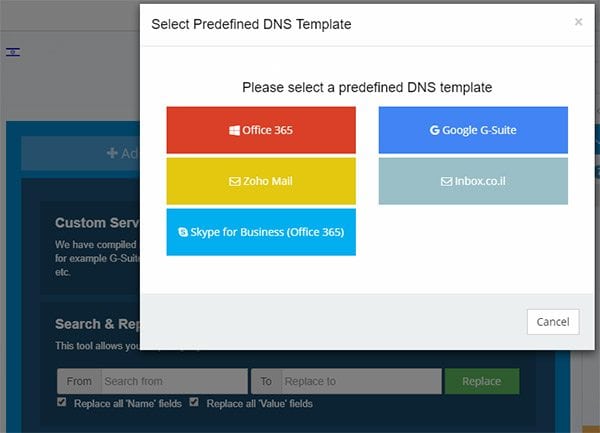 ערכות DNS מוכנות