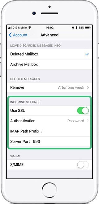 כיצד להגדיר את חשבון הInbox שלך בIphone
