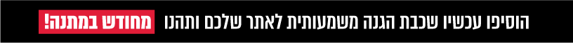 הוסיפו עכשיו שכבת הגנה משמעותית לאתר שלכם ותהנו מחודש במתנה!